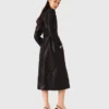 Trench lungo in pelle Trench lungo in pelle