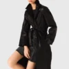 Trench lungo in pelle Trench lungo in pelle