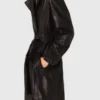 Trench lungo in pelle Trench lungo in pelle