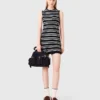 Vestito a righe all’uncinetto