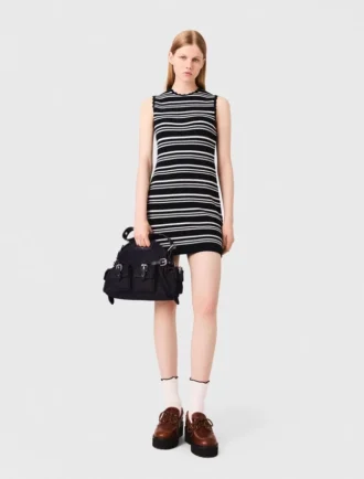 Vestito a righe all’uncinetto Vestito a righe all’uncinetto