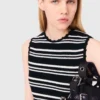 Vestito a righe all’uncinetto