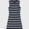 Vestito a righe all’uncinetto