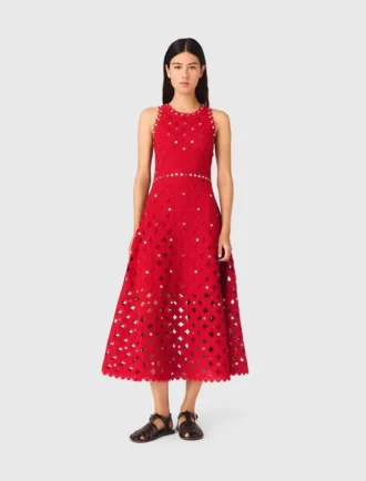 Vestito all’uncinetto a specchio