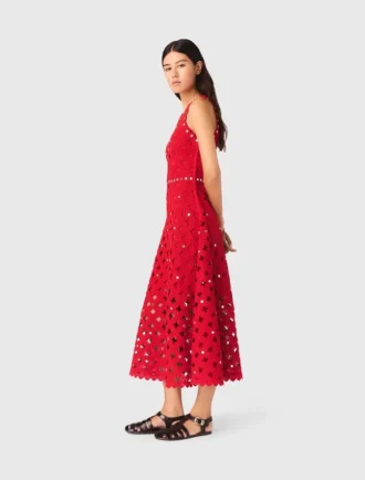 Vestito all’uncinetto a specchio