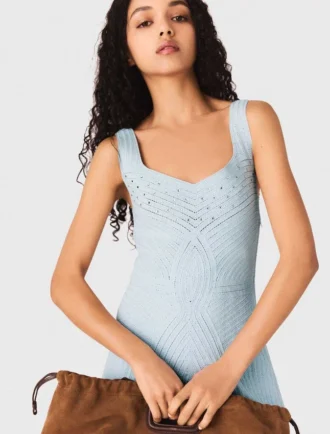 Vestito all’uncinetto con fodera rimovibile