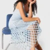 Vestito all’uncinetto con fodera rimovibile