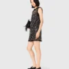 Vestito con paillettes floreali Vestito con paillettes floreali