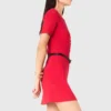Vestito in maglia a coste mini
