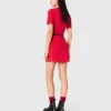 Vestito in maglia a coste mini