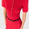 Vestito in maglia a coste mini