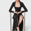 Vestito lungo con perline e strass Vestito lungo con perline e strass