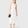 Vestito midi con schiena scoperta Vestito midi con schiena scoperta