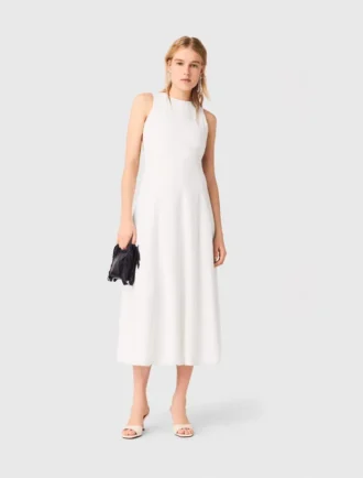 Vestito midi con schiena scoperta Vestito midi con schiena scoperta