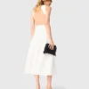 Vestito midi con schiena scoperta Vestito midi con schiena scoperta