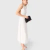 Vestito midi con schiena scoperta Vestito midi con schiena scoperta