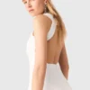 Vestito midi con schiena scoperta Vestito midi con schiena scoperta