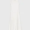 Vestito midi con schiena scoperta Vestito midi con schiena scoperta