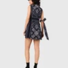 Vestito mini con stampa bandana