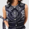 Vestito mini con stampa bandana