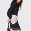 Vestito plissettato con stampa bandana