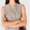 Vestito sartoriale con mini strass Vestito sartoriale con mini strass