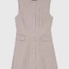 Vestito sartoriale con mini strass Vestito sartoriale con mini strass